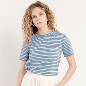 Tradlands Box Tee Harbor Stripe